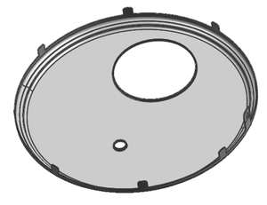 Isolierte Sitzplatte