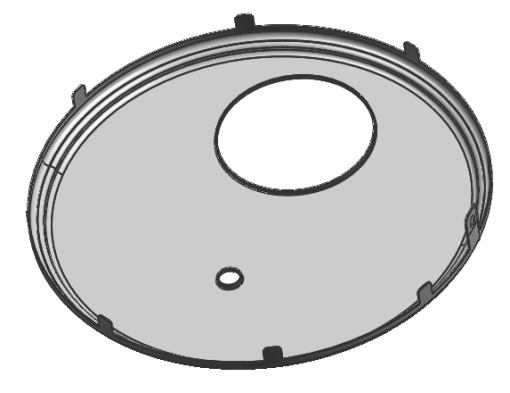 Isolierte Sitzplatte