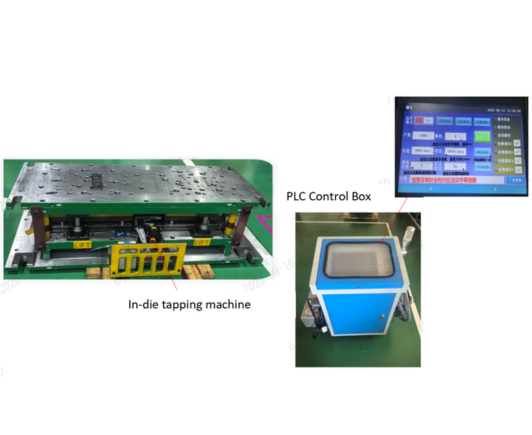 In -die tapping technology Gewindeschneidtechnologie