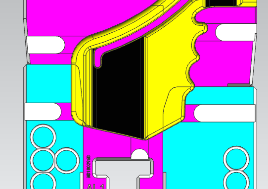 Fan mold Fächerform