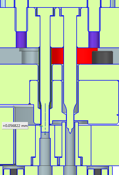 blanking force Austastkraft